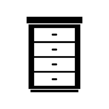 kabine vektörü ince çizgi simgesi