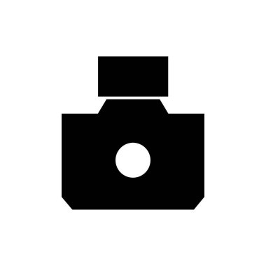 Mürekkep şişesinin vektör illüstrasyon simgesi