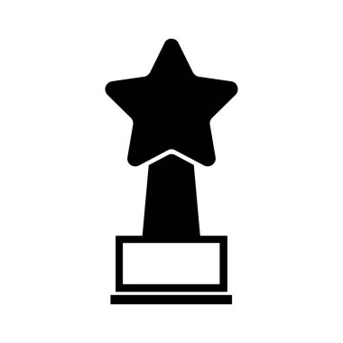 Ödül Yıldızı ikon vektör illüstrasyonu