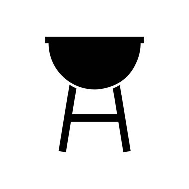Barbekü vektör düz simgesi