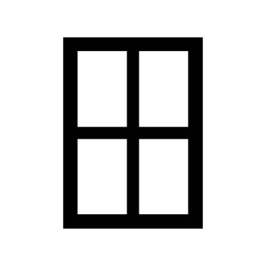 pencere simgesi vektör illüstrasyon tasarımı