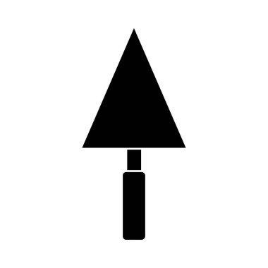 Trowel simgesi konseptinin vektör çizimi