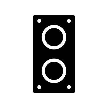 Ses hoparlörü vektör illüstrasyonu