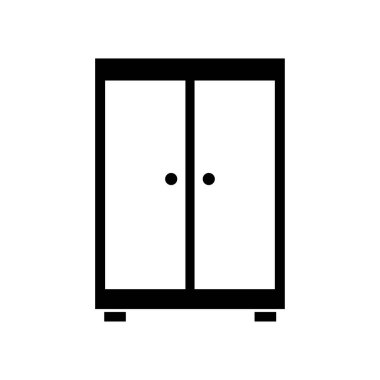 kapı simgesi, vektör illüstrasyon tasarımı