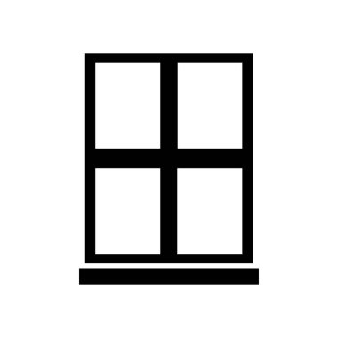 pencere simgesi vektör illüstrasyon tasarımı