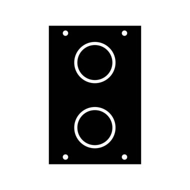 Ses hoparlörü vektör illüstrasyonu