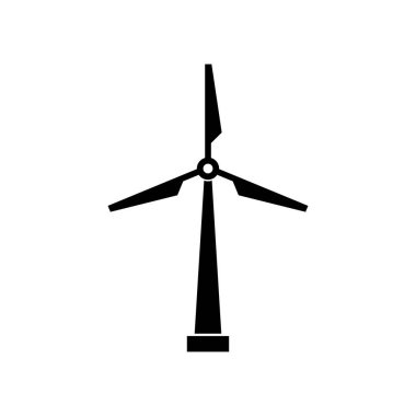 Yel değirmeni vektör simgesi. vektör illüstrasyonu