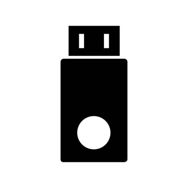 usb flash disk vektör simgesi