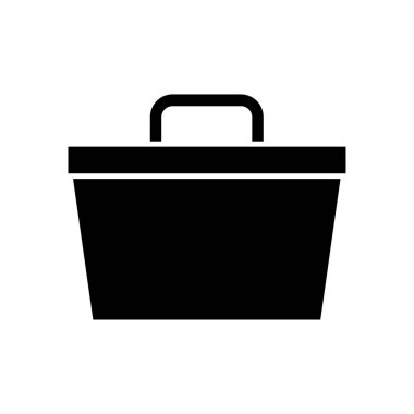 Araç kutusu simgesi, basit vektör illüstrasyonu