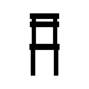 sandalye vektör resimleme arkaplan tasarımı 