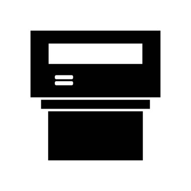 Doku kutusu ikonu vektör illüstrasyonu 