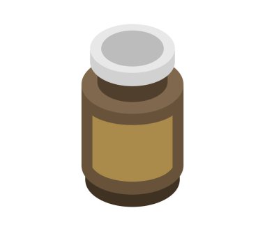 Jar simgesi vektör illüstrasyon logosu arkaplanı 