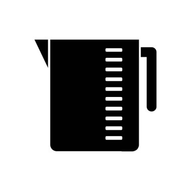 Ölçüm Kupası simgesi, illüstrasyon vektör