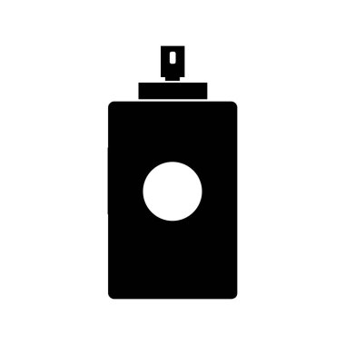 Parfüm spreyi simgesi, basit vektör çizimi