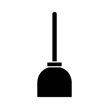 Süpürge vektör düz simgesi