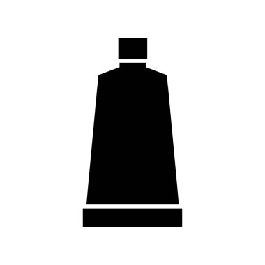 diş macunu ve fırça simgesi logo resimleme silueti