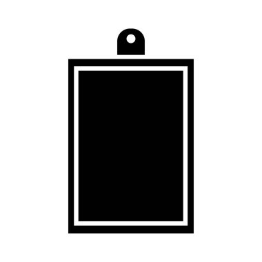 Beyaz arkaplanda mutfak tahtası simgesi