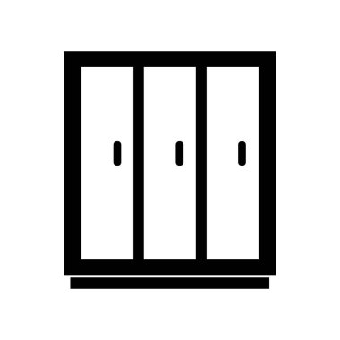 Beyaz arkaplanda kostüm simgesi