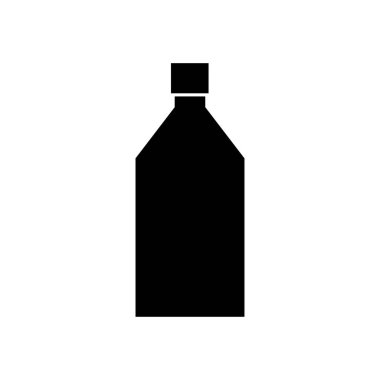 şişe simgesi vektör resimleme arkaplanı 