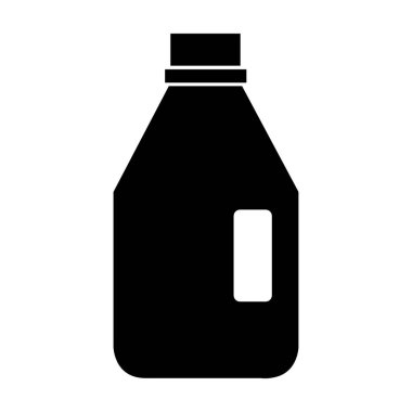 Yumuşatıcı şişe ikonu vektör illüstrasyon arkaplanı 
