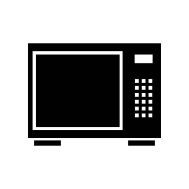 Beyaz arkaplanda televizyon vektör simgesi