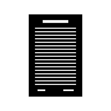 Sözleşme simgesi beyaz arka plan üzerinde