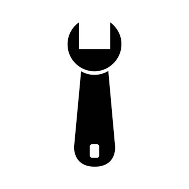 Bir anahtar simgesinin vektör çizimi 