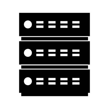 sunucu simgesi, vektör illüstrasyon tasarımı