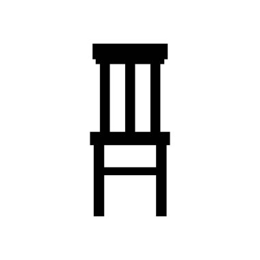 sandalye vektör resimleme arkaplan tasarımı 