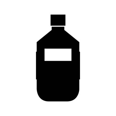 şişe simgesi vektör resimleme arkaplanı 