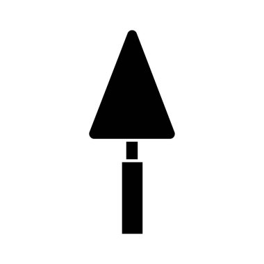 Beyaz arkaplanda mala simgesi