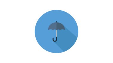 şemsiye simgesi hareket arkaplanı tasarımı 