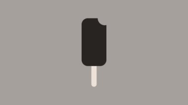 dondurma ikonu tasarım illüstrasyonu 