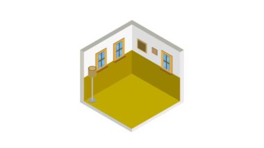 Bar odasının Isometric Animasyon Videosu