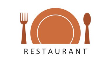 restoran logosu hareketli grafik canlandırma arkaplanı