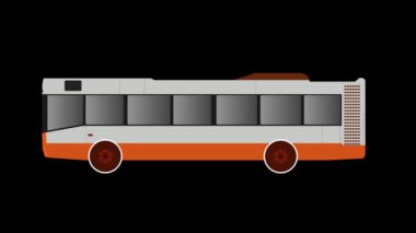 bus simgesi hareket arkaplanı tasarımı 