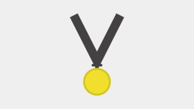 Madalya logosu tasarım illüstrasyonu