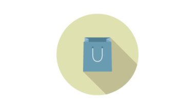 alışveriş çantası tasarım illüstrasyonu 