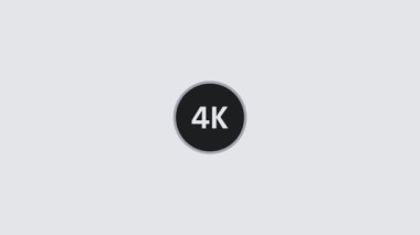 4 k simge hareket tasarımı arkaplanı 