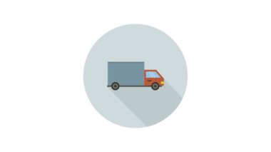 dağıtım kamyonu simgesi işareti