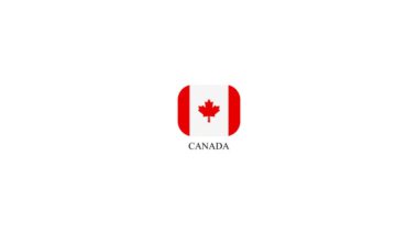 Kanada simge hareket arkaplan tasarımı bayrağı 