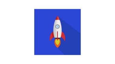 roket Video hareketi grafik canlandırması 