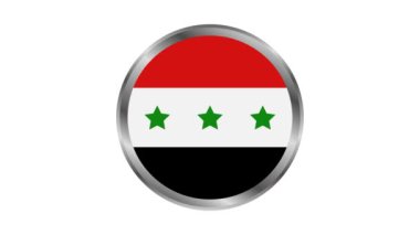 Irak bayrak hareketi grafik canlandırma arkaplanı