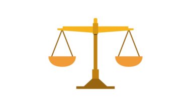 turuncu yasalar beyaz arkaplanda canlandırılmış simge