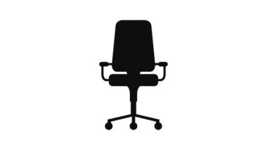 sandalye ikonu canlandırma arkaplanı 