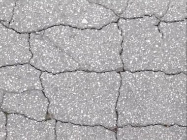Çatlaklı asfalt yolu görüntüleri
