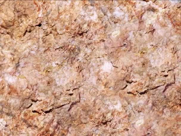Pedra Natural Textura Superfície Fundo — Vídeo de Stock