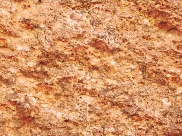 Naturalny Kamień Tekstury Tła Zbliżenie — Wideo stockowe