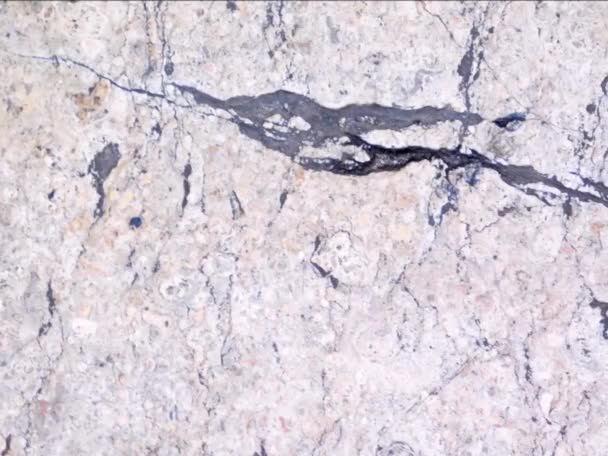 Старый Каменный Фон Стены Текстура Абстрактного Камня — стоковое видео