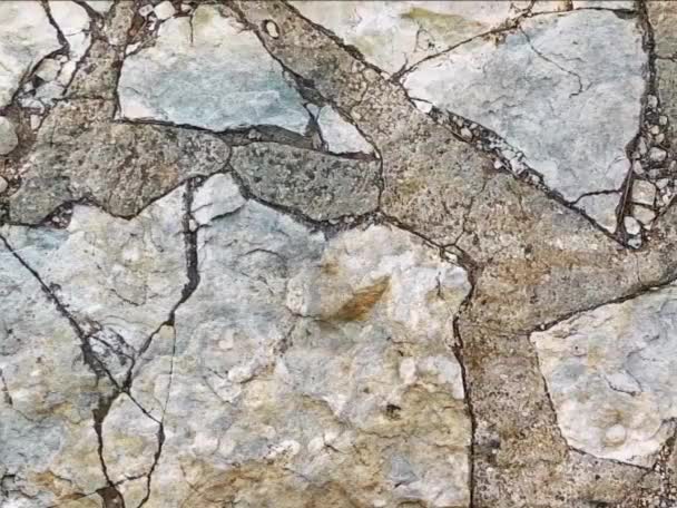 Metraje Fondo Textura Piedra Superficie Mármol Abstracto — Vídeo de stock